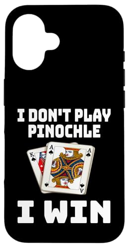 Lustig Ich spiele Pinochle nicht Ich gewinne Kartenspielabend Sarkasmus Hülle für iPhone 16 Lustig Ich spiele Pinochle nicht Ich gewinne Kartenspielabend Sarkasmus Hülle für iPhone 16 von Funny Euchre Gifts