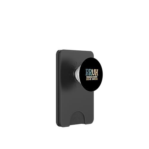 Bruh ehemals bekannt als Vater, lustig, Happy Father's Day Herren PopSockets PopWallet für MagSafe von Funny Father's Day Gear