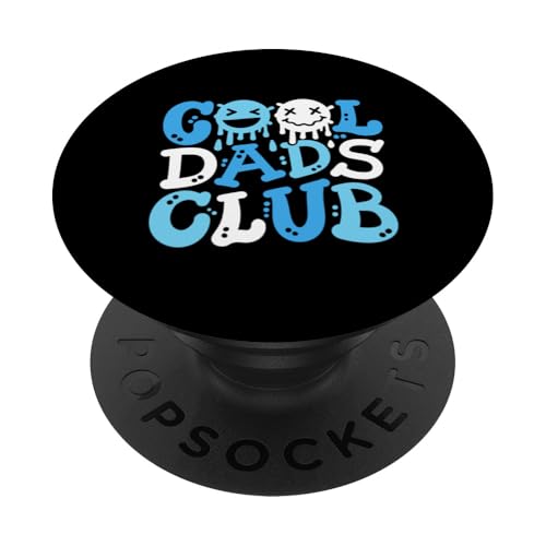 Cool Dads Club Retro, groovy, lustig, alles Gute zum Vatertag, Herren PopSockets Klebender PopGrip von Funny Father's Day Gear