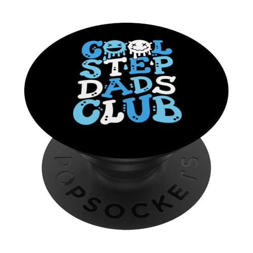 Cool Step Dads Club Retro Groovy Lustig Alles Gute zum Vatertag PopSockets Klebender PopGrip Cool Step Dads Club Retro Groovy Lustig Alles Gute zum Vatertag PopSockets Klebender PopGrip von Funny Father's Day Gear