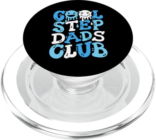 Cool Step Dads Club Retro Groovy Lustig Alles Gute zum Vatertag PopSockets PopGrip für MagSafe von Funny Father's Day Gear