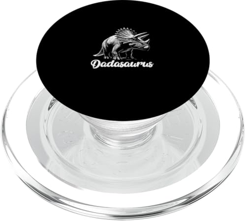 Dadasaurus Cool Triceratops Dinosaurier Lustig Vatertag Männer PopSockets PopGrip für MagSafe von Funny Father's Day Gear