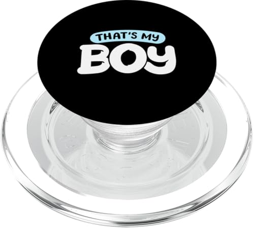 Das ist mein Junge Das ist mein Vater Sohn und Vater Matching Kid Herren PopSockets PopGrip für MagSafe von Funny Father's Day Gear