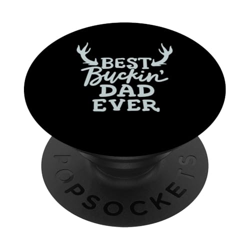 Der beste Buckin' Dad aller Zeiten, lustiger Vatertag für Männer, Papa scherzt für Männer PopSockets Klebender PopGrip von Funny Father's Day Gear