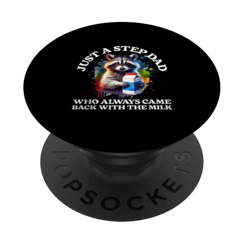 Ein Stiefvater, der immer mit der Milch zurückkam Lustiger Vater PopSockets Klebender PopGrip von Funny Father's Day Gear