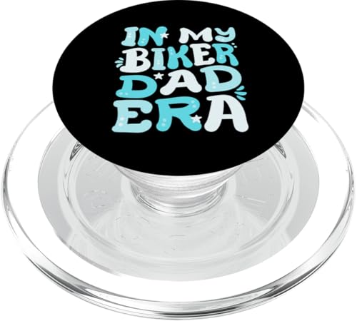 In My Biker Dad Era Retro Groovy Happy Vatertag Coole Herren PopSockets PopGrip für MagSafe von Funny Father's Day Gear