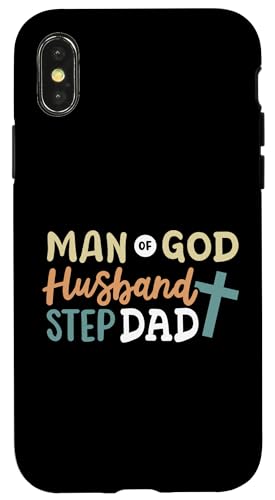 Mann Gottes Ehemann Stiefvater Religiöses Kreuz Christlicher Vater Hülle für iPhone X/XS Mann Gottes Ehemann Stiefvater Religiöses Kreuz Christlicher Vater Hülle für iPhone X/XS von Funny Father's Day Gear