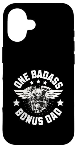 One Badass Bonus Dad Cool Vintage Lustiger Stiefvater für Herren Hülle für iPhone 16 One Badass Bonus Dad Cool Vintage Lustiger Stiefvater für Herren Hülle für iPhone 16 von Funny Father's Day Gear