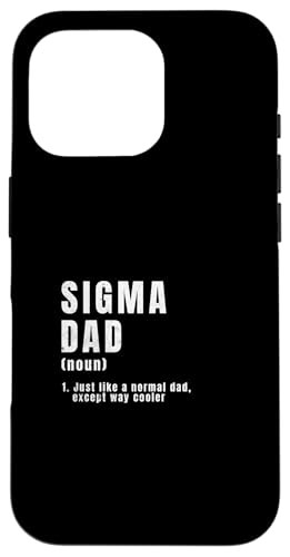 Sigma Dad wie ein normaler Vater, aber viel cooler Lustiger Vatertag Hülle für iPhone 16 Pro Sigma Dad wie ein normaler Vater, aber viel cooler Lustiger Vatertag Hülle für iPhone 16 Pro von Funny Father's Day Gear
