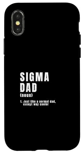Sigma Dad wie ein normaler Vater, aber viel cooler Lustiger Vatertag Hülle für iPhone X/XS Sigma Dad wie ein normaler Vater, aber viel cooler Lustiger Vatertag Hülle für iPhone X/XS von Funny Father's Day Gear