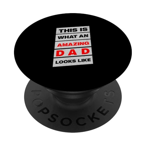 So sieht ein toller Vater aus Coole Vatertagsmänner PopSockets Klebender PopGrip von Funny Father's Day Gear