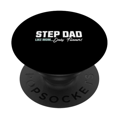 Stiefvater wie Mama Nur Lustiger Vatertags-Stiefvater für Männer PopSockets Klebender PopGrip von Funny Father's Day Gear