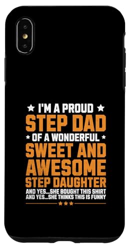 Stolzer Stiefvater einer wunderbaren Stieftochter Vatertag Männer Hülle für iPhone XS Max Stolzer Stiefvater einer wunderbaren Stieftochter Vatertag Männer Hülle für iPhone XS Max von Funny Father's Day Gear