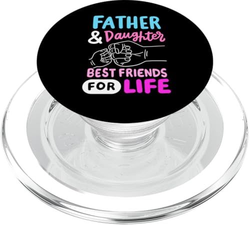 Vater und Tochter Best Friends For Life Girl Dad Matching PopSockets PopGrip für MagSafe von Funny Father's Day Gear