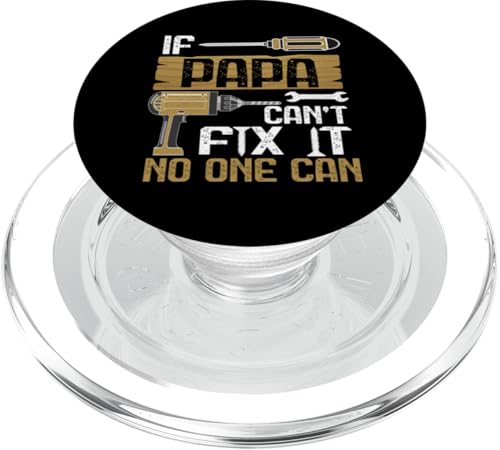 Papa, wenn er es nicht reparieren kann, Retro-Vater, Vater, Eltern, Vatertag PopSockets PopGrip für MagSafe Papa, wenn er es nicht reparieren kann, Retro-Vater, Vater, Eltern, Vatertag PopSockets PopGrip für MagSafe von Funny Father's Day Gifts For Grandpa Dad Daddy Tee