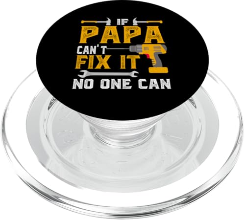Papa, wenn er es nicht reparieren kann, Retro-Vater, Vater, Eltern, Vatertag PopSockets PopGrip für MagSafe Papa, wenn er es nicht reparieren kann, Retro-Vater, Vater, Eltern, Vatertag PopSockets PopGrip für MagSafe von Funny Father's Day Gifts For Grandpa Dad Daddy Tee