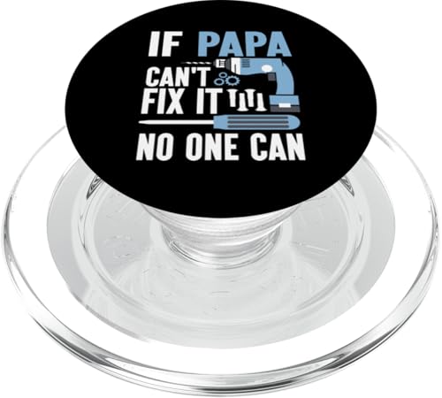 Papa, wenn er es nicht reparieren kann, Retro-Vater, Vater, Eltern, Vatertag PopSockets PopGrip für MagSafe Papa, wenn er es nicht reparieren kann, Retro-Vater, Vater, Eltern, Vatertag PopSockets PopGrip für MagSafe von Funny Father's Day Gifts For Grandpa Dad Daddy Tee