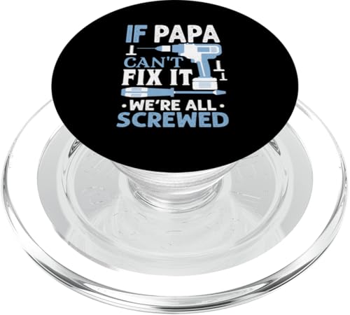 Papa, wenn er es nicht reparieren kann, Retro-Vater, Vater, Eltern, Vatertag PopSockets PopGrip für MagSafe Papa, wenn er es nicht reparieren kann, Retro-Vater, Vater, Eltern, Vatertag PopSockets PopGrip für MagSafe von Funny Father's Day Gifts For Grandpa Dad Daddy Tee