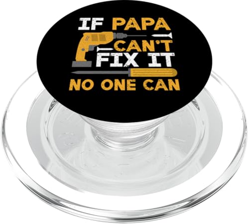 Papa, wenn er es nicht reparieren kann, Retro-Vater, Vater, Eltern, Vatertag PopSockets PopGrip für MagSafe Papa, wenn er es nicht reparieren kann, Retro-Vater, Vater, Eltern, Vatertag PopSockets PopGrip für MagSafe von Funny Father's Day Gifts For Grandpa Dad Daddy Tee