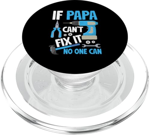Papa, wenn er es nicht reparieren kann, Retro-Vater, Vater, Eltern, Vatertag PopSockets PopGrip für MagSafe Papa, wenn er es nicht reparieren kann, Retro-Vater, Vater, Eltern, Vatertag PopSockets PopGrip für MagSafe von Funny Father's Day Gifts For Grandpa Dad Daddy Tee