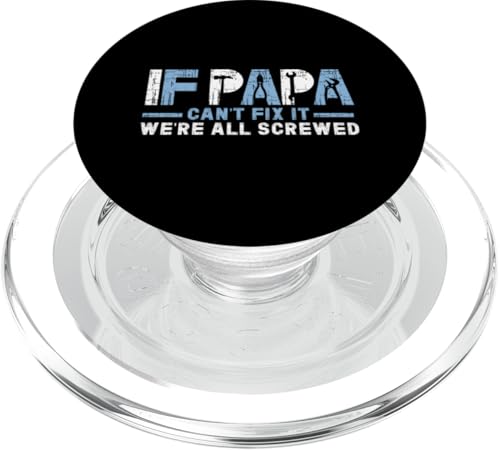 Papa, wenn er es nicht reparieren kann, Retro-Vater, Vater, Eltern, Vatertag PopSockets PopGrip für MagSafe Papa, wenn er es nicht reparieren kann, Retro-Vater, Vater, Eltern, Vatertag PopSockets PopGrip für MagSafe von Funny Father's Day Gifts For Grandpa Dad Daddy Tee