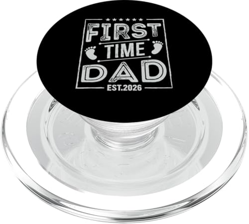 First Time Dad Est 2026 New Dad Funny Pregnancy Ankündigung PopSockets PopGrip für MagSafe First Time Dad Est 2026 New Dad Funny Pregnancy Ankündigung PopSockets PopGrip für MagSafe von Funny Fathers Day Designs