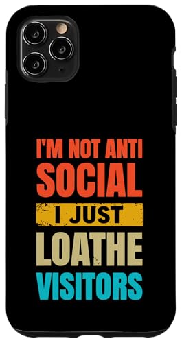 Lustiger Antisozialvater Vatertag Witz Hülle für iPhone 11 Pro Max Lustiger Antisozialvater Vatertag Witz Hülle für iPhone 11 Pro Max von Funny Fathers Day Designs