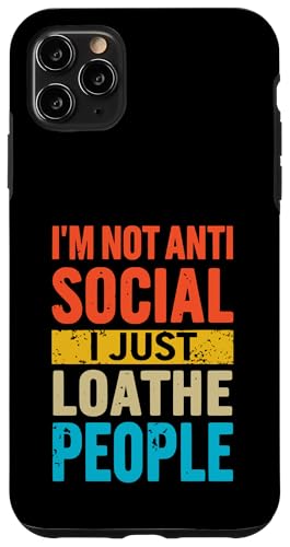 Lustiger Antisozialvater Vatertag Witz Hülle für iPhone 11 Pro Max Lustiger Antisozialvater Vatertag Witz Hülle für iPhone 11 Pro Max von Funny Fathers Day Designs