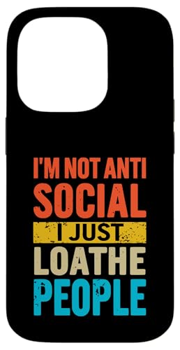 Lustiger Antisozialvater Vatertag Witz Hülle für iPhone 14 Pro Lustiger Antisozialvater Vatertag Witz Hülle für iPhone 14 Pro von Funny Fathers Day Designs