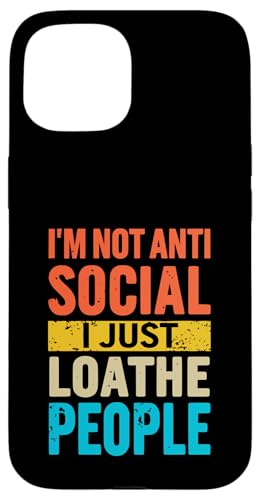 Lustiger Antisozialvater Vatertag Witz Hülle für iPhone 15 Lustiger Antisozialvater Vatertag Witz Hülle für iPhone 15 von Funny Fathers Day Designs
