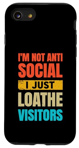 Lustiger Antisozialvater Vatertag Witz Hülle für iPhone SE (2020) / 7 / 8 von Funny Fathers Day Designs