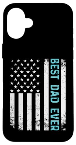Vintage Best Dad Ever US-amerikanische Flagge Vatertag Hülle für iPhone 16 Plus Vintage Best Dad Ever US-amerikanische Flagge Vatertag Hülle für iPhone 16 Plus von Funny Fathers Day Designs