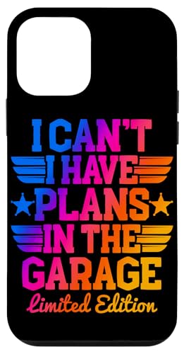 Ich kann nicht, ich habe Pläne in der Garage, Automechaniker zum Vatertag Hülle für iPhone 12 mini Ich kann nicht, ich habe Pläne in der Garage, Automechaniker zum Vatertag Hülle für iPhone 12 mini von Funny Fathers Day Garage Car Mechanics Husband Co.