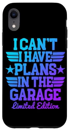 Ich kann nicht, ich habe Pläne in der Garage, Automechaniker zum Vatertag Hülle für iPhone XR Ich kann nicht, ich habe Pläne in der Garage, Automechaniker zum Vatertag Hülle für iPhone XR von Funny Fathers Day Garage Car Mechanics Husband Co.