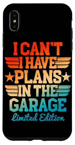 Ich kann nicht, ich habe Pläne in der Garage, Automechaniker zum Vatertag Hülle für iPhone XS Max Ich kann nicht, ich habe Pläne in der Garage, Automechaniker zum Vatertag Hülle für iPhone XS Max von Funny Fathers Day Garage Car Mechanics Husband Co.