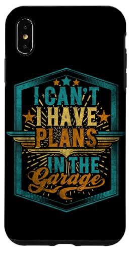 Ich kann nicht, ich habe Pläne in der Garage, Automechaniker zum Vatertag Hülle für iPhone XS Max Ich kann nicht, ich habe Pläne in der Garage, Automechaniker zum Vatertag Hülle für iPhone XS Max von Funny Fathers Day Garage Car Mechanics Husband Co.