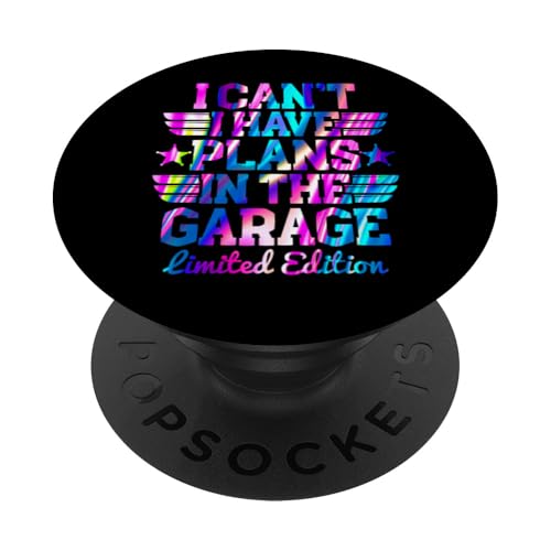 Ich kann nicht, ich habe Pläne in der Garage, Automechaniker zum Vatertag PopSockets Klebender PopGrip Ich kann nicht, ich habe Pläne in der Garage, Automechaniker zum Vatertag PopSockets Klebender PopGrip von Funny Fathers Day Garage Car Mechanics Husband Co.