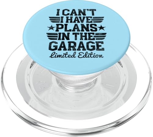 Ich kann nicht, ich habe Pläne in der Garage, Automechaniker zum Vatertag PopSockets PopGrip für MagSafe Ich kann nicht, ich habe Pläne in der Garage, Automechaniker zum Vatertag PopSockets PopGrip für MagSafe von Funny Fathers Day Garage Car Mechanics Husband Co.