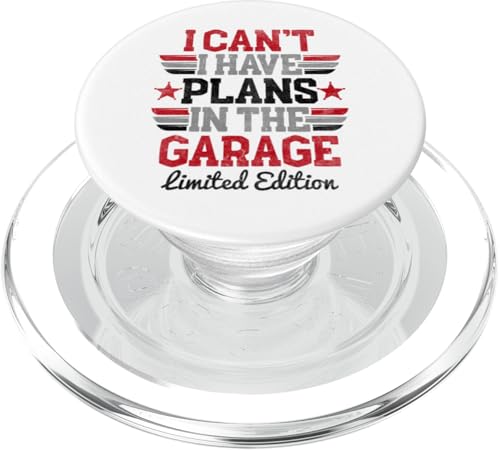 Ich kann nicht, ich habe Pläne in der Garage, Automechaniker zum Vatertag PopSockets PopGrip für MagSafe Ich kann nicht, ich habe Pläne in der Garage, Automechaniker zum Vatertag PopSockets PopGrip für MagSafe von Funny Fathers Day Garage Car Mechanics Husband Co.