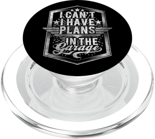 Ich kann nicht, ich habe Pläne in der Garage, Automechaniker zum Vatertag PopSockets PopGrip für MagSafe Ich kann nicht, ich habe Pläne in der Garage, Automechaniker zum Vatertag PopSockets PopGrip für MagSafe von Funny Fathers Day Garage Car Mechanics Husband Co.