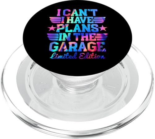 Ich kann nicht, ich habe Pläne in der Garage, Automechaniker zum Vatertag PopSockets PopGrip für MagSafe Ich kann nicht, ich habe Pläne in der Garage, Automechaniker zum Vatertag PopSockets PopGrip für MagSafe von Funny Fathers Day Garage Car Mechanics Husband Co.