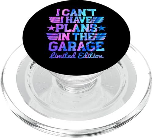 Ich kann nicht, ich habe Pläne in der Garage, Automechaniker zum Vatertag PopSockets PopGrip für MagSafe Ich kann nicht, ich habe Pläne in der Garage, Automechaniker zum Vatertag PopSockets PopGrip für MagSafe von Funny Fathers Day Garage Car Mechanics Husband Co.