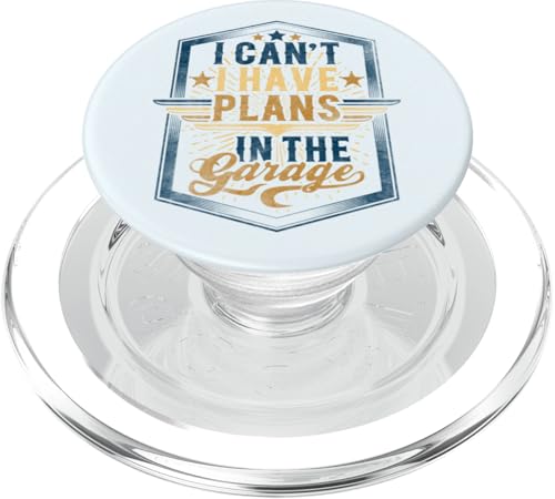 Ich kann nicht, ich habe Pläne in der Garage, Automechaniker zum Vatertag PopSockets PopGrip für MagSafe Ich kann nicht, ich habe Pläne in der Garage, Automechaniker zum Vatertag PopSockets PopGrip für MagSafe von Funny Fathers Day Garage Car Mechanics Husband Co.