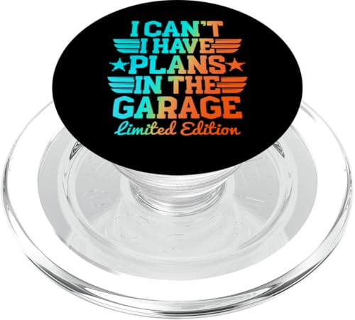 Ich kann nicht, ich habe Pläne in der Garage, Automechaniker zum Vatertag PopSockets PopGrip für MagSafe Ich kann nicht, ich habe Pläne in der Garage, Automechaniker zum Vatertag PopSockets PopGrip für MagSafe von Funny Fathers Day Garage Car Mechanics Husband Co.