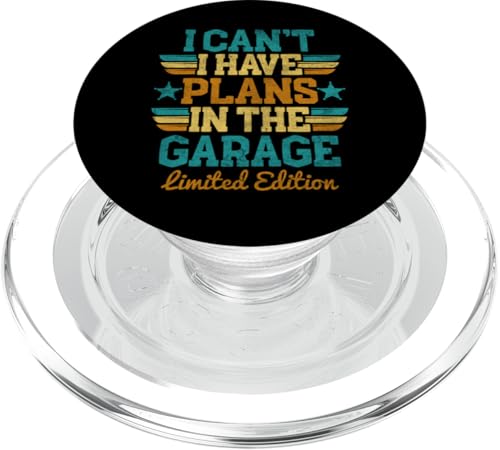 Ich kann nicht, ich habe Pläne in der Garage, Automechaniker zum Vatertag PopSockets PopGrip für MagSafe Ich kann nicht, ich habe Pläne in der Garage, Automechaniker zum Vatertag PopSockets PopGrip für MagSafe von Funny Fathers Day Garage Car Mechanics Husband Co.