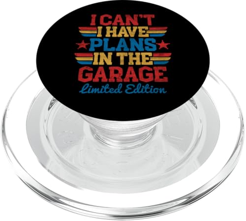 Ich kann nicht, ich habe Pläne in der Garage, Automechaniker zum Vatertag PopSockets PopGrip für MagSafe von Funny Fathers Day Garage Car Mechanics Husband Co.