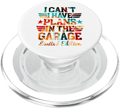 Ich kann nicht, ich habe Pläne in der Garage, Automechaniker zum Vatertag PopSockets PopGrip für MagSafe Ich kann nicht, ich habe Pläne in der Garage, Automechaniker zum Vatertag PopSockets PopGrip für MagSafe von Funny Fathers Day Garage Car Mechanics Husband Co.