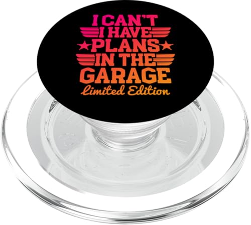 Ich kann nicht, ich habe Pläne in der Garage, Automechaniker zum Vatertag PopSockets PopGrip für MagSafe Ich kann nicht, ich habe Pläne in der Garage, Automechaniker zum Vatertag PopSockets PopGrip für MagSafe von Funny Fathers Day Garage Car Mechanics Husband Co.