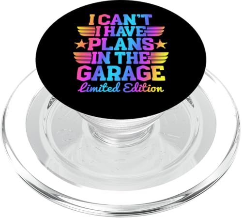 Ich kann nicht, ich habe Pläne in der Garage, Automechaniker zum Vatertag PopSockets PopGrip für MagSafe Ich kann nicht, ich habe Pläne in der Garage, Automechaniker zum Vatertag PopSockets PopGrip für MagSafe von Funny Fathers Day Garage Car Mechanics Husband Co.