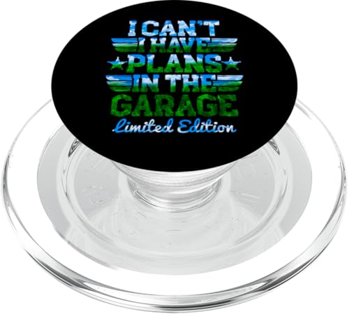 Ich kann nicht, ich habe Pläne in der Garage, Automechaniker zum Vatertag PopSockets PopGrip für MagSafe Ich kann nicht, ich habe Pläne in der Garage, Automechaniker zum Vatertag PopSockets PopGrip für MagSafe von Funny Fathers Day Garage Car Mechanics Husband Co.